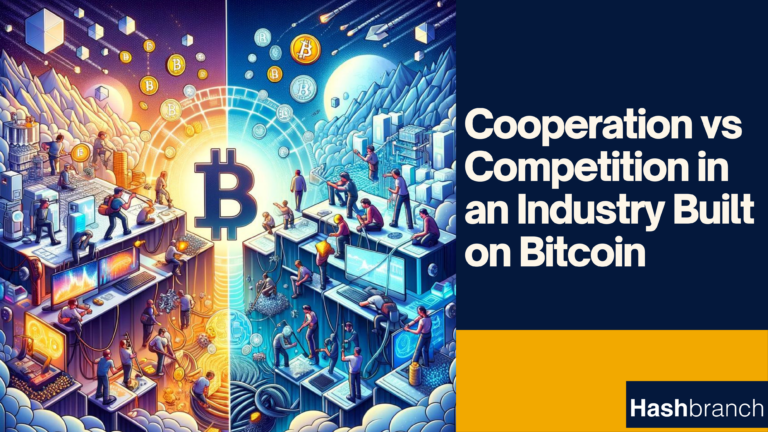 Cooperation vs Competition in an Industry Built on Bitcoin