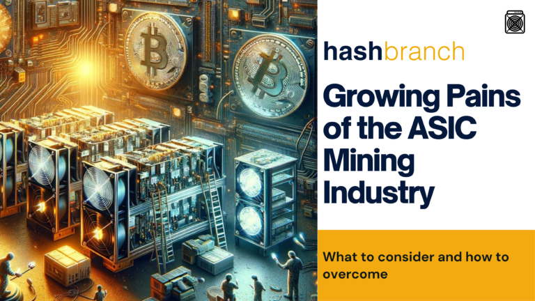 Growing Pains of the ASIC Mining Industry